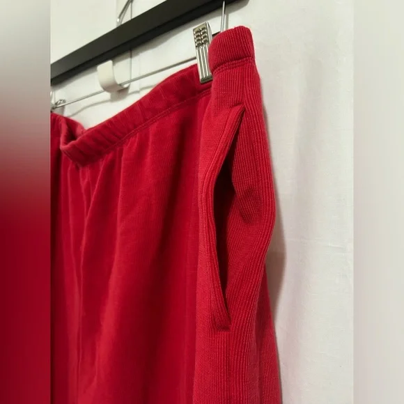 Bechamel - Women’s Vibrant Red Pull-On Pants - Picture 3 of 11